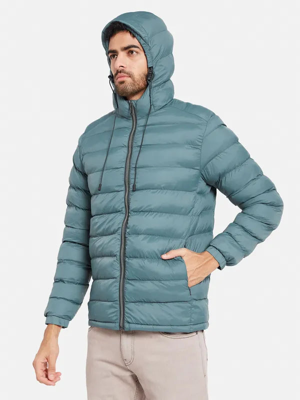 Mettle Men Blue Puffer Jacket Fashion