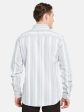 Mettle Vertical Striped Cotton Casual Shirt Supply