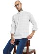 Mettle Mandarin Collar Checked Cotton Casual Shirt Supply