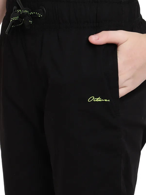 Octave Boys Cotton Mid Rise Track Pants Hot on Sale