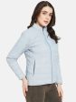 Mettle Women Blue Puffer Jacket For Sale