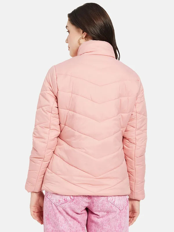 Mettle Women Pink Padded Jacket For Sale