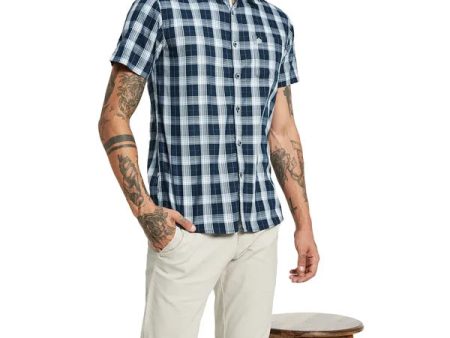 Mettle Men Gingham Checked Cotton Casual Shirt For Discount