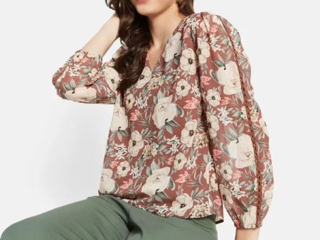 Floral Print Top Discount