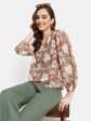 Floral Print Top Discount