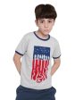 Octave Boys Graphic Printed Round Neck Cotton T-Shirt Supply