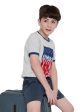 Octave Boys Graphic Printed Round Neck Cotton T-Shirt Supply