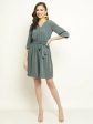 Mettle Puff Sleeve Fit Flare Dress Online Sale