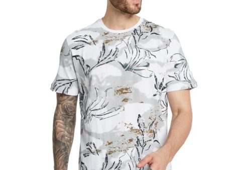 Octave Men Printed Applique T-Shirt For Cheap