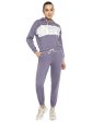 Mettle Women Colourblocked Fleece Cotton Tracksuit For Discount