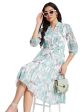 Mettle Floral Print Fit  Flare Dress Supply