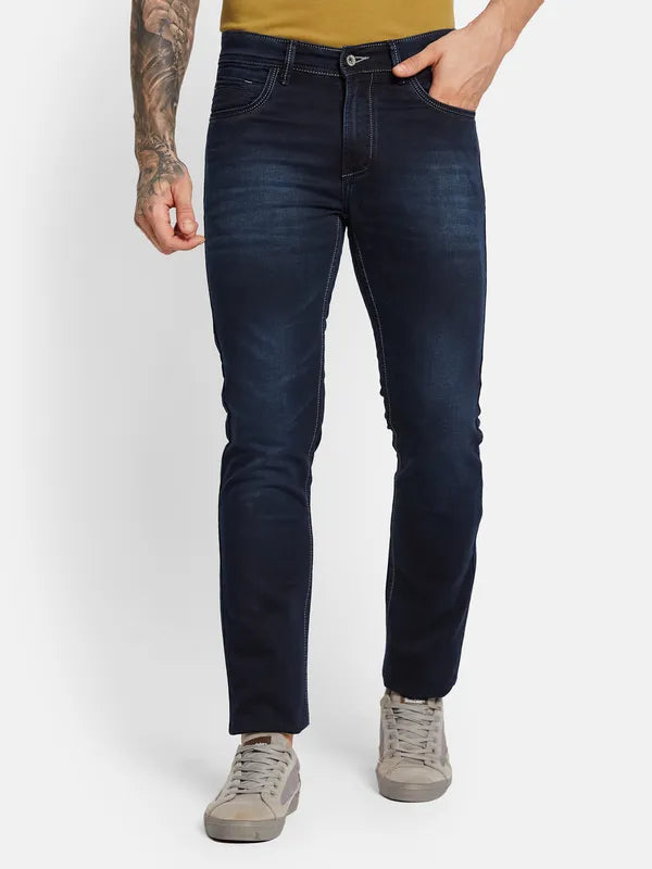 Octave Men Light Fade Stretchable Jeans on Sale