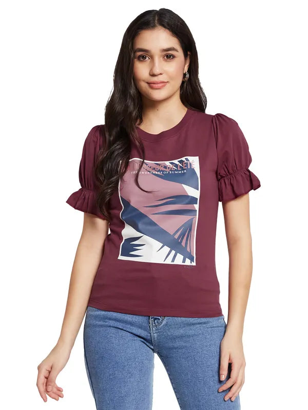 Mettle Women Graphic Printed T-Shirt For Discount