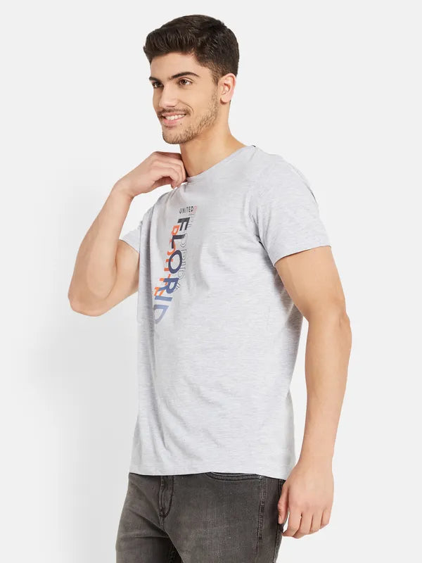 Typographic Chest Print T-Shirt Discount