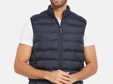 Mettle Men Navy Blue Woven Jacket Online Hot Sale