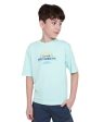 Octave Boys Typography Printed Round Neck Cotton T-Shirt Sale