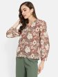 Floral Print Top Discount