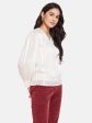 Mettle Vertical Stripes Cotton Top Online Hot Sale