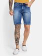 Octave Men Washed Cotton Denim Shorts For Sale