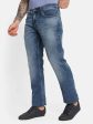 Octave Men Straight Fit Light Fade Stretchable Jeans on Sale