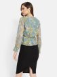 Floral Peplum Top Hot on Sale