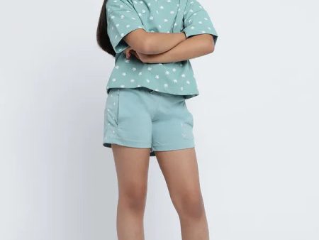 Mettle Girls Mid-Rise Cotton Shorts Hot on Sale