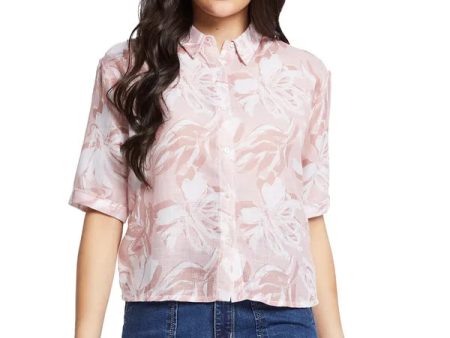 Mettle Women Floral Opaque Printed Casual Shirt Discount