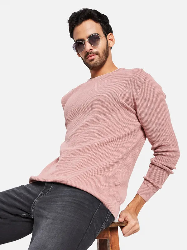 Round Neck Cotton Pullover For Cheap