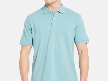 Octave Polo Collar Short Sleeves Cotton Casual T-Shirt For Cheap