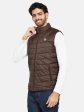 Mettle Men Maroon Woven Jacket For Sale