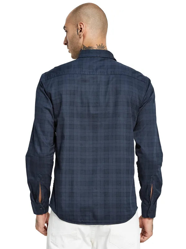 Mettle Opaque Checked Casual Shirt Cheap