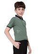 Octave Boy Typography Printed Polo Collar T-Shirt Sale