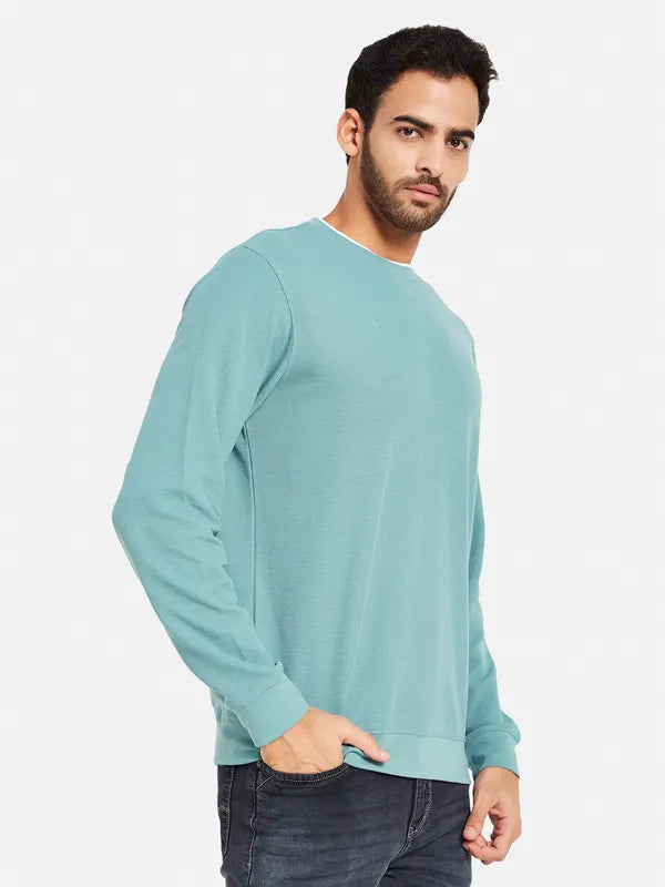 Octave Men Blue Sweatshirt Supply