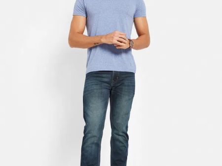 Octave Men Light Fade Clean Look Stretchable Cotton Jeans Online Hot Sale