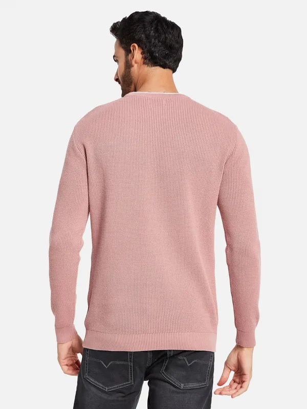 Round Neck Cotton Pullover For Cheap