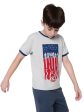 Octave Boys Graphic Printed Round Neck Cotton T-Shirt Supply