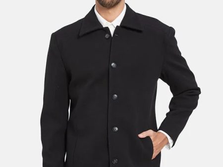 Mettle Men Single-Breasted Overcoat Online