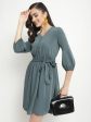 Mettle Puff Sleeve Fit Flare Dress Online Sale