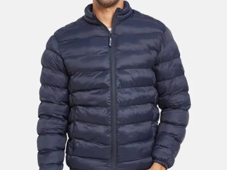 Mettle Men Navy Blue Woven Jacket Discount