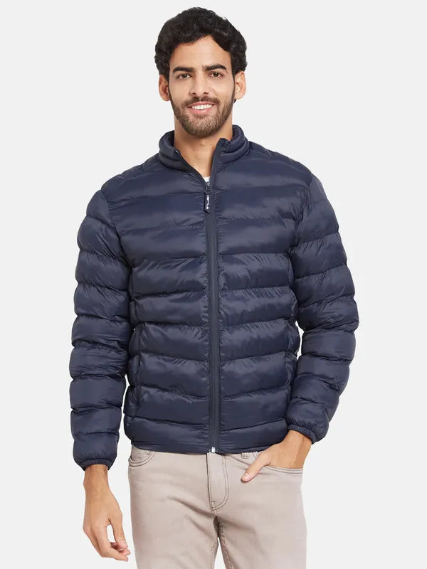 Mettle Men Navy Blue Woven Jacket Discount