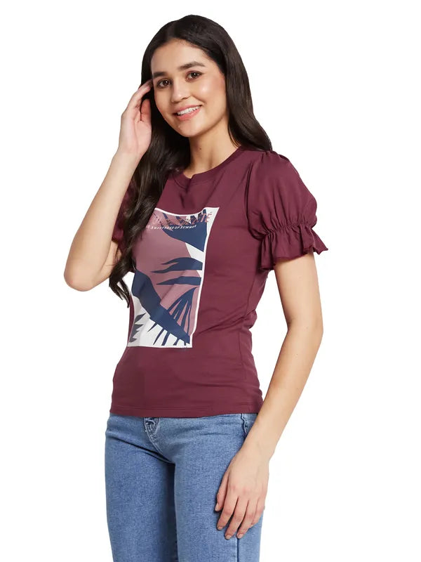 Mettle Women Graphic Printed T-Shirt For Discount