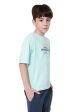 Octave Boys Typography Printed Round Neck Cotton T-Shirt Sale