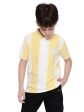 Octave Boys Striped Polo Collar Cotton T-Shirt Supply