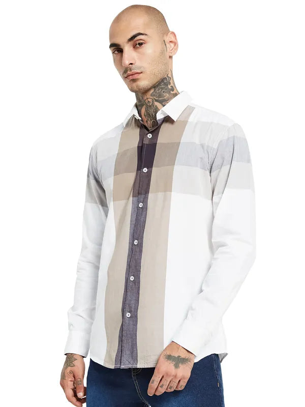 Mettle Buffalo Checks Opaque Checked Cotton Casual Shirt For Discount