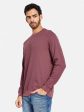 Octave Men Maroon Sweatshirt Online