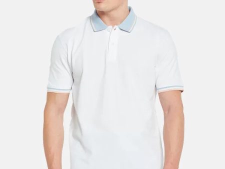 Octave Polo Collar Short Sleeves Cotton Casual T-Shirt Cheap