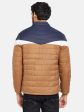 Mettle Men Brown Colourblocked Woven Jacket Hot on Sale