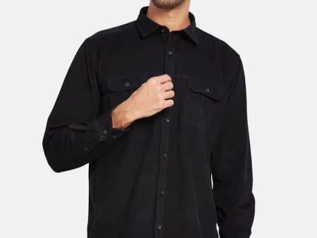 Mettle Men Black Casual Shirt For Discount