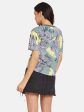 Mettle Women Floral Printed Tropical Pockets T-Shirt Discount