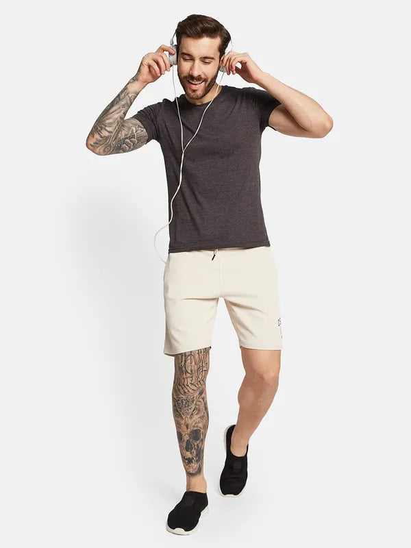 Octave Men Mid-Rise Cotton Sports Shorts Cheap